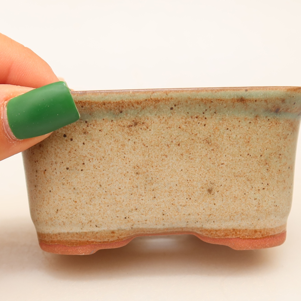 Keramikschale  9 x 6,5 x 4,5 cm, Farbe: Beige