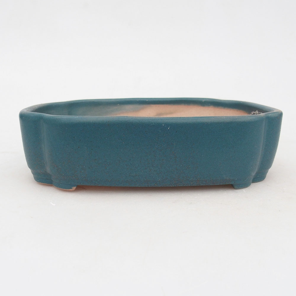 Bonsaischale aus Keramik 16 x 11,5 x 4,5 cm, Farbe blau