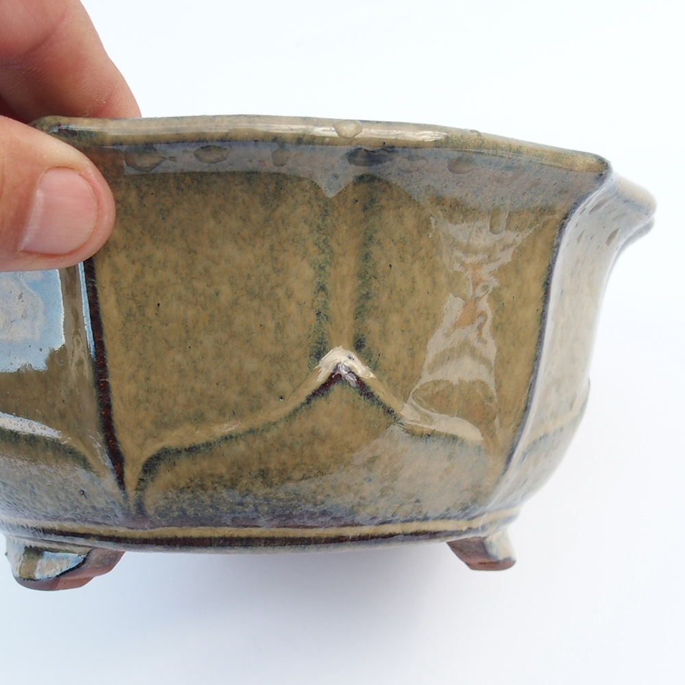 Schale 19 x 19 x 8,5 cm grau