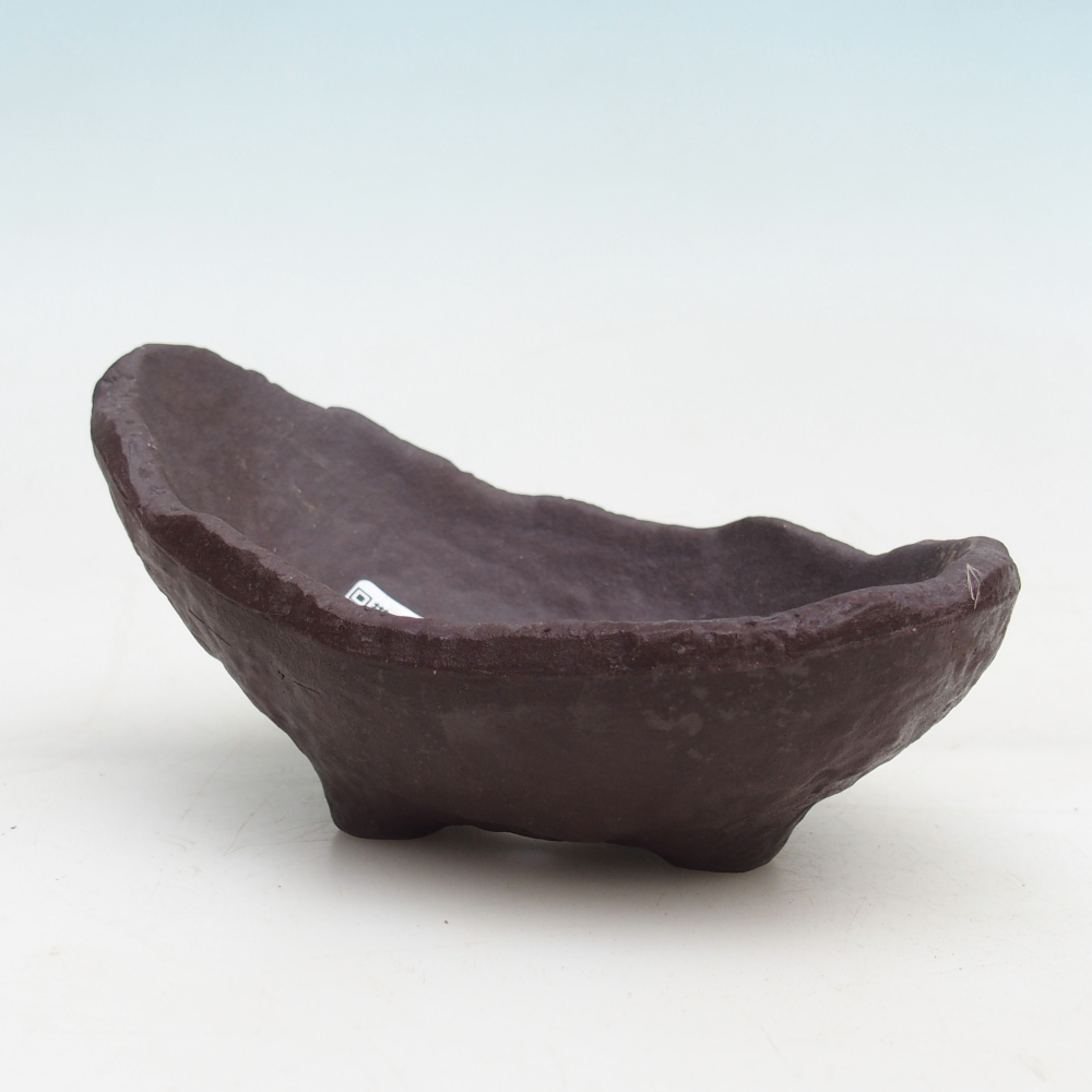 Keramikschale 15,5 x 9,5 x 7,5 cm , Farbe braun