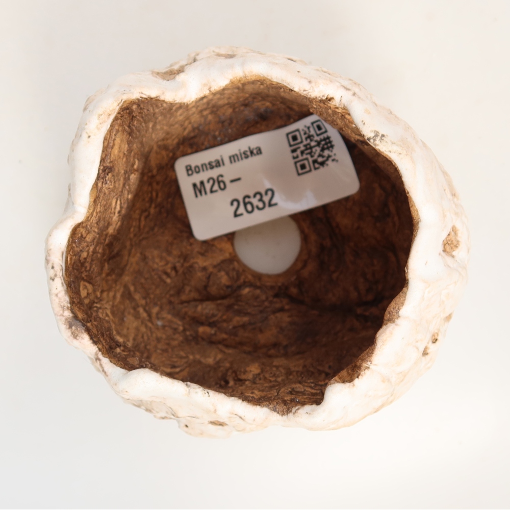 Keramikschale  7,5 x 7 x 6,5 cm, Farbe: Weiß