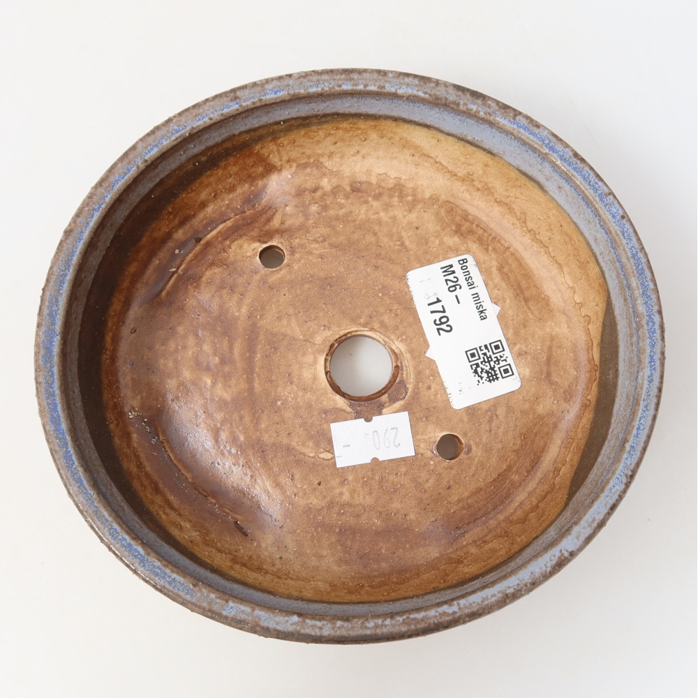 Keramik-Bonsai-Schale 15 x 14 x 4 cm, Farbe: Blau