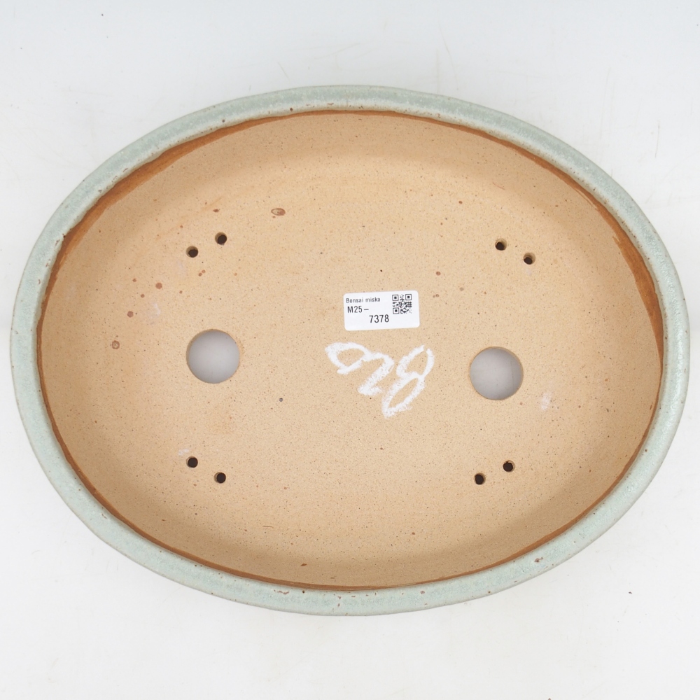 Bonsaischale 32,5 x 25,5 x 7,5 cm , Farbe grün