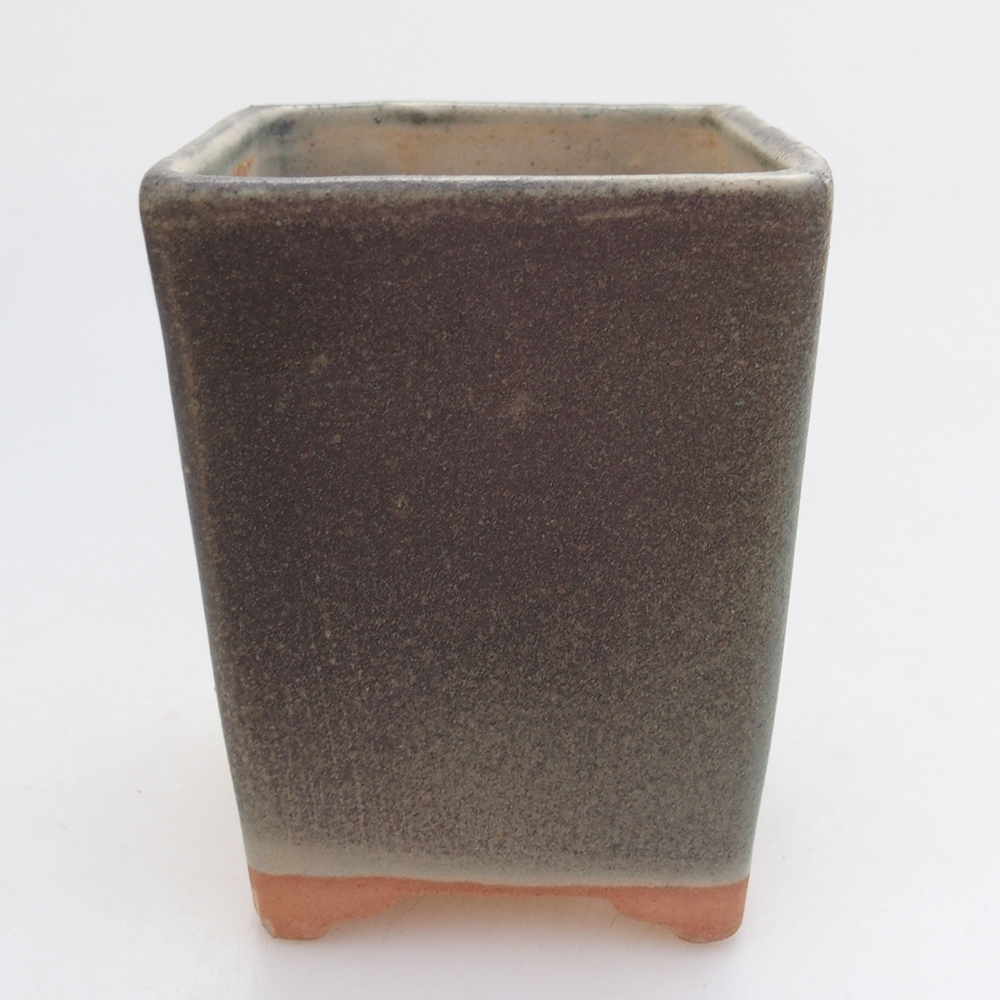 Bonsaischale aus Keramik 8,5 x 8,5 x 11 cm, grün