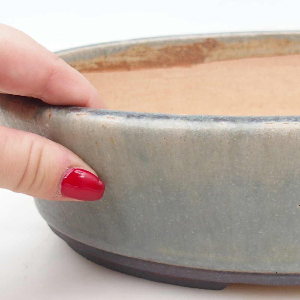 Bonsaischale 27 x 21 x 7,5 cm , Farbe blau