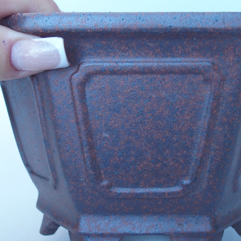 Schale 17 x 15 x 9,5 cm braun