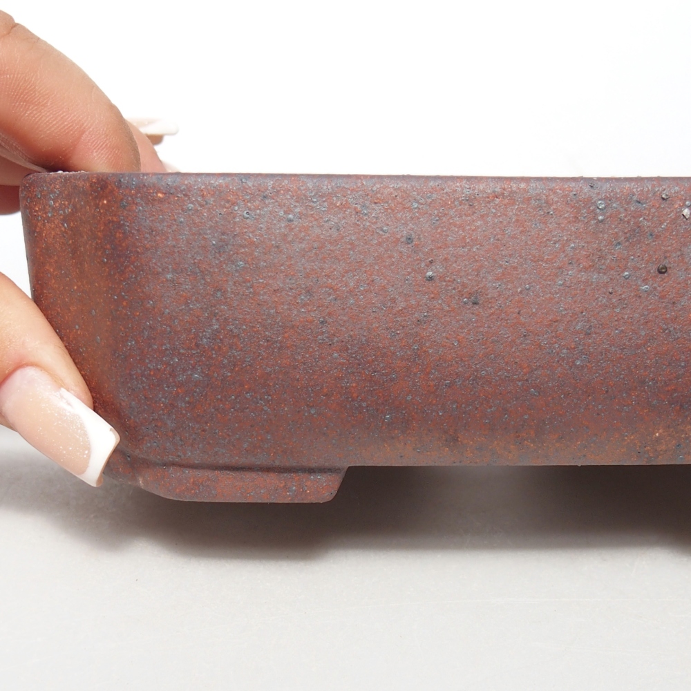 Schale 15 x 13 x 4,5 cm braun