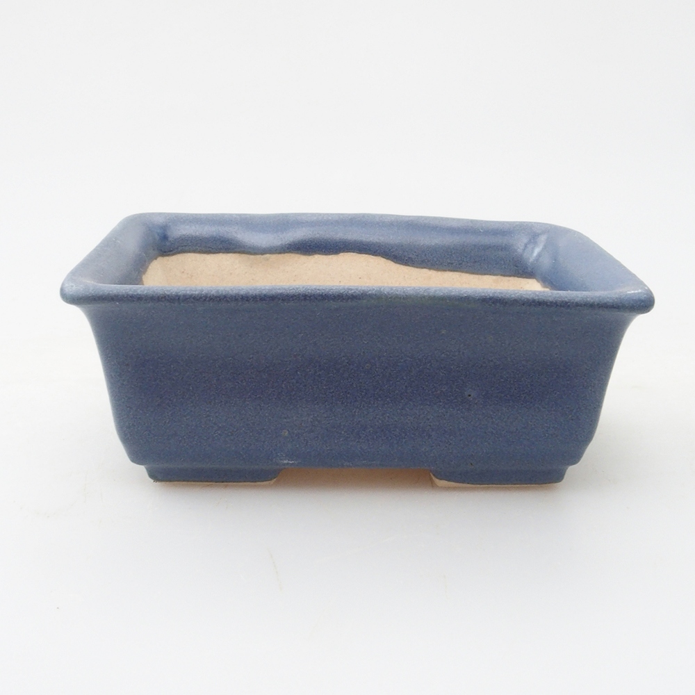 Mini-Bonsaischale 8 x 6 x 3  cm, Farbe blau