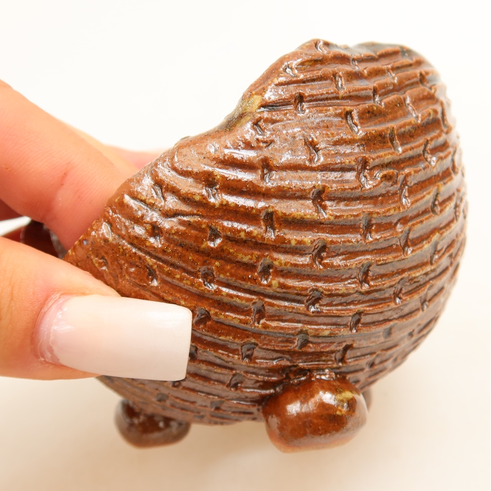 Keramikschale  9 x 8,5 x 7 cm, Farbe: braun