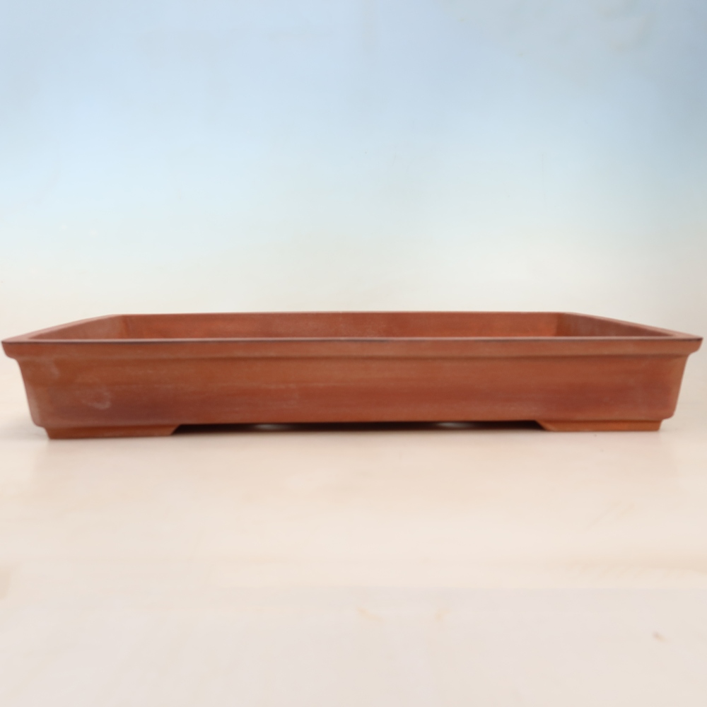 Keramikschale  45 x 29 x 6,5 cm, Farbe: Ziegelrot – NUR PERSÖNLICHE ABHOLUNG oder Palettenversand