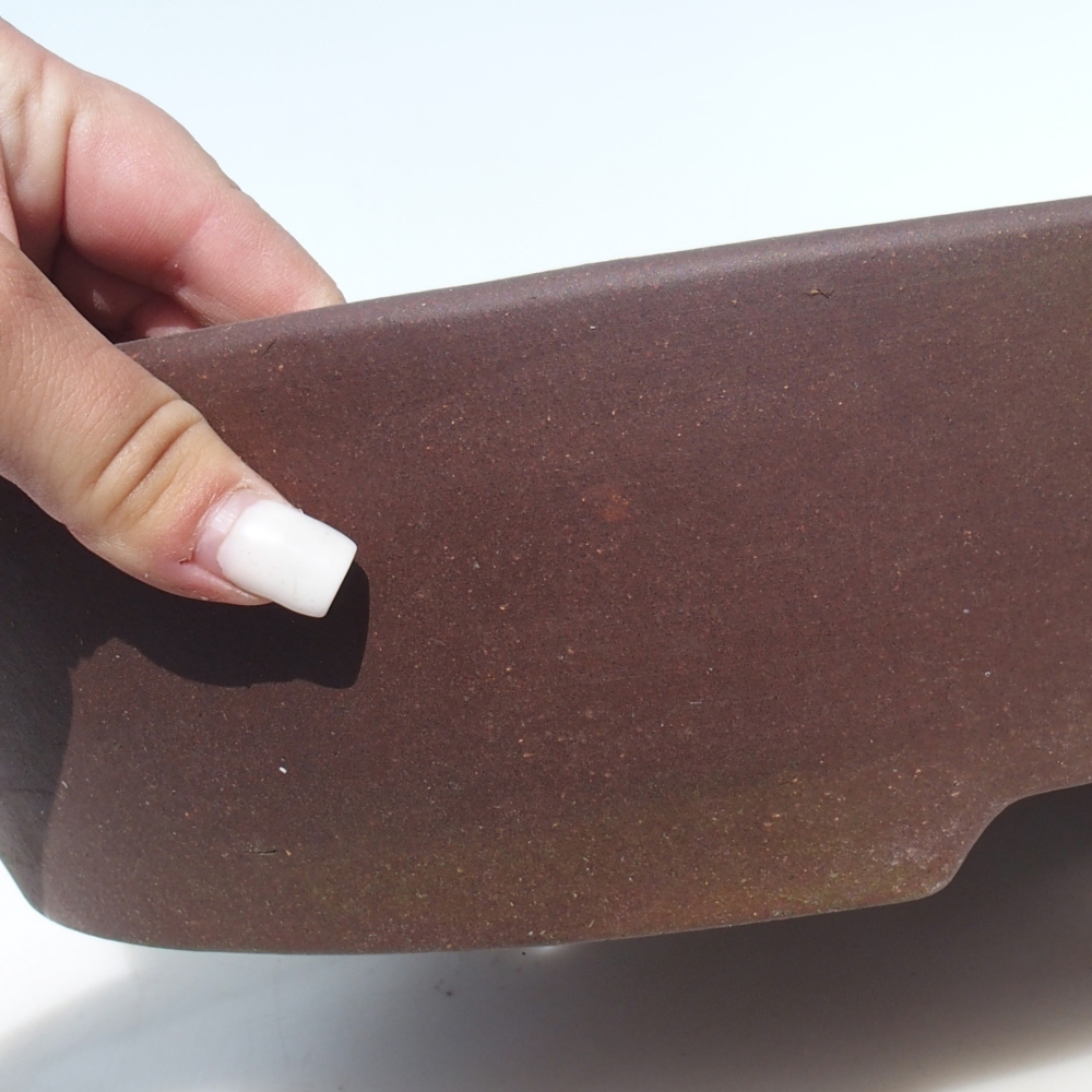 Bonsaischale 46,5 x 38 x 9 cm - braun