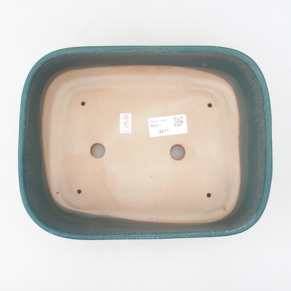 Keramik-Bonsaischale 23 x 18 x 7,5 cm, Farbe Blau