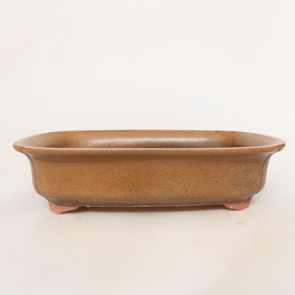 Keramikschale  24 x 17 x 6 cm, Farbe: braun