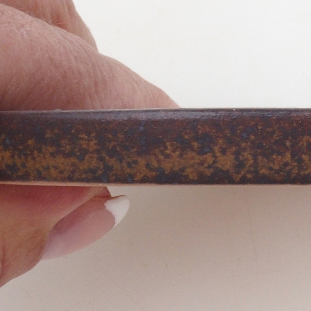 Bonsai-Schale rund D6-M – 11 x 11 x 1 cm – braun