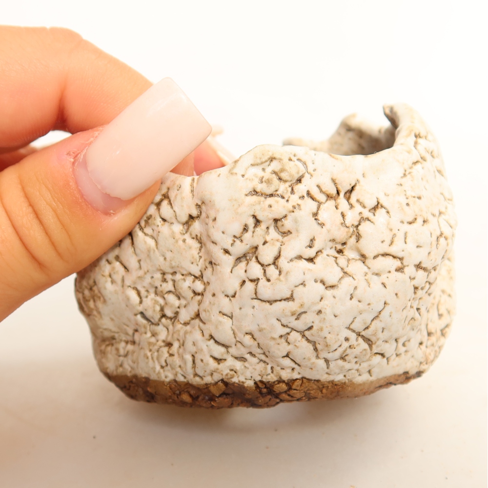 Keramikschale  7 x 7 x 6 cm, Farbe: Weiß