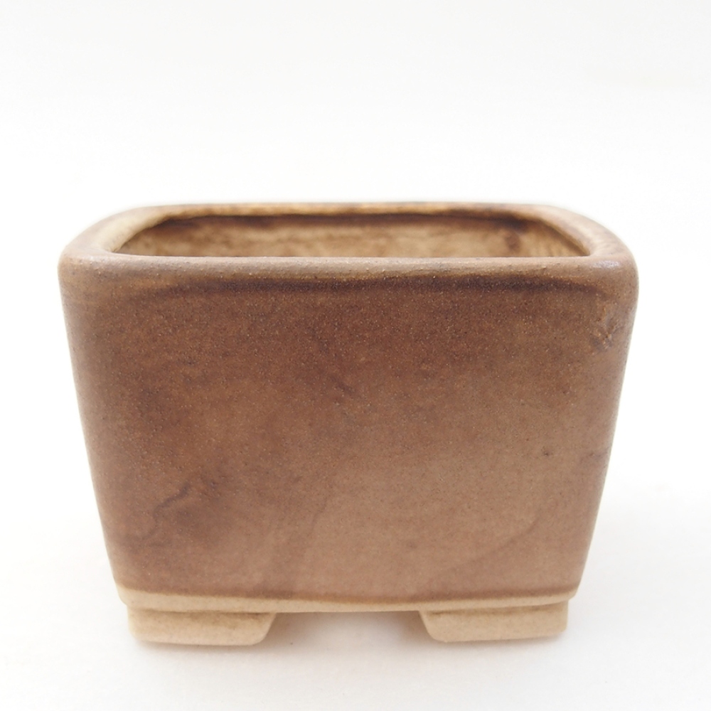 Bonsaischale aus Keramik 6 x 6 x 4,5 cm, Rose Farbe