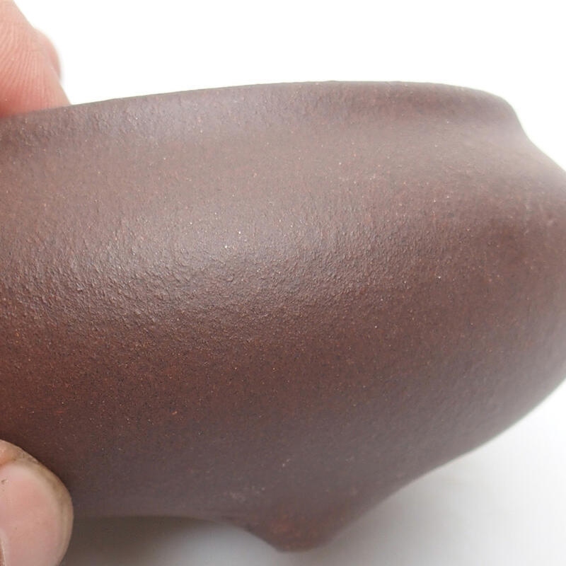 Bonsaischale 10 x 10 x 5 cm, Farbe braun