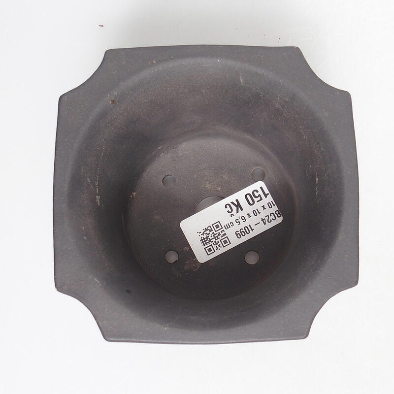 Bonsaischale 10 x 10 x 7 cm, Farbe schwarz