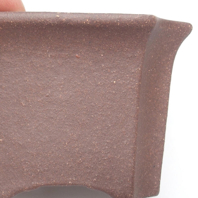 Bonsaischale 10 x 10 x 7 cm, Farbe braun