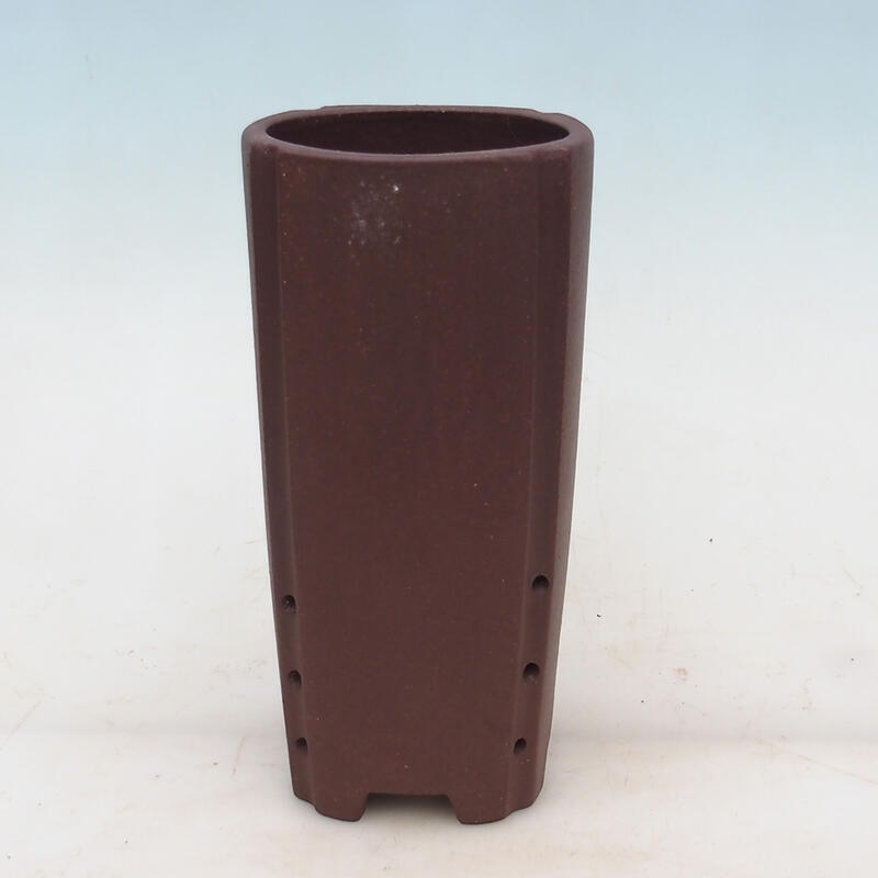 Bonsaischale 11 x 11 x 22 cm, Farbe braun