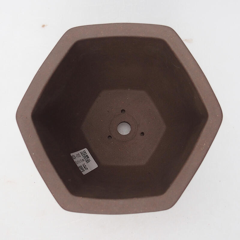 Bonsaischale 12 x 11 x 12 cm, Farbe braun