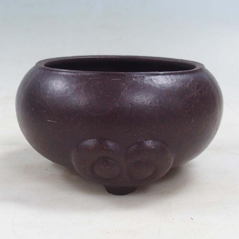 Bonsaischale 13 x 13 x 7 cm, Farbe braun