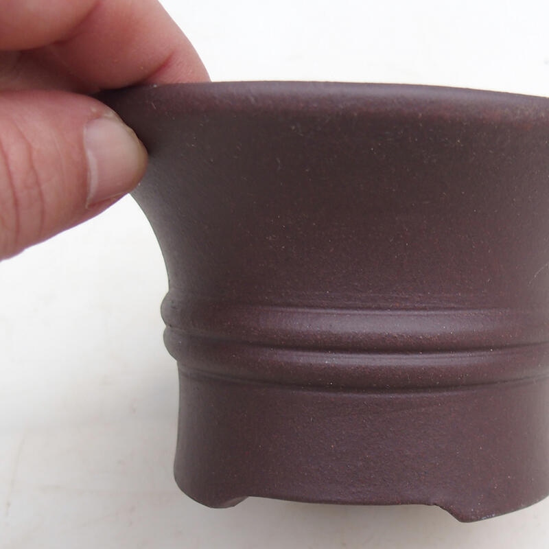 Bonsaischale 13 x 13 x 8 cm, Farbe braun