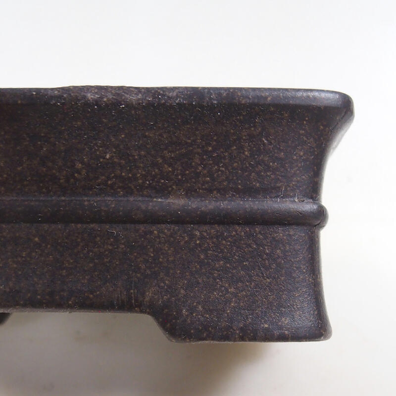 Bonsaischale 14,5 x 10,5 x 5 cm, Farbe braun