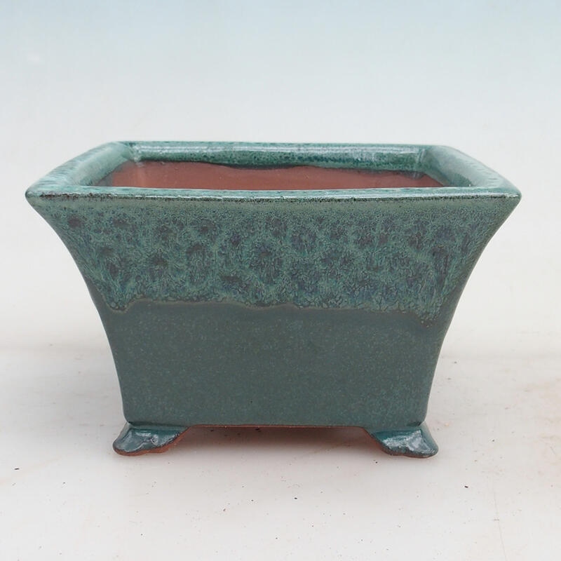 Bonsaischale 14,5 x 14,5 x 8,5 cm, Farbe grün