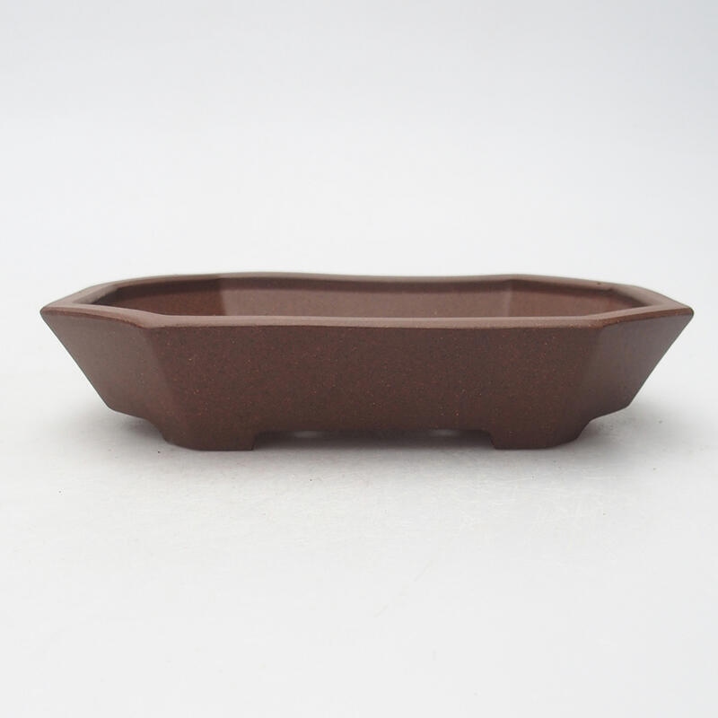 Bonsaischale 14 x 10 x 3 cm, Farbe braun