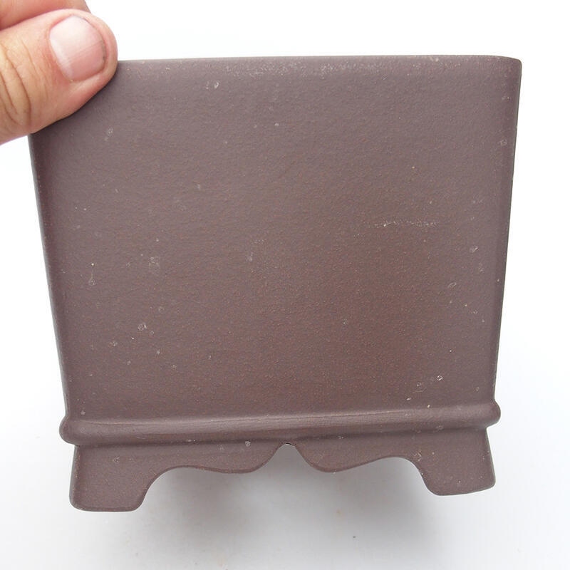 Bonsaischale 14 x 14 x 12 cm, Farbe braun