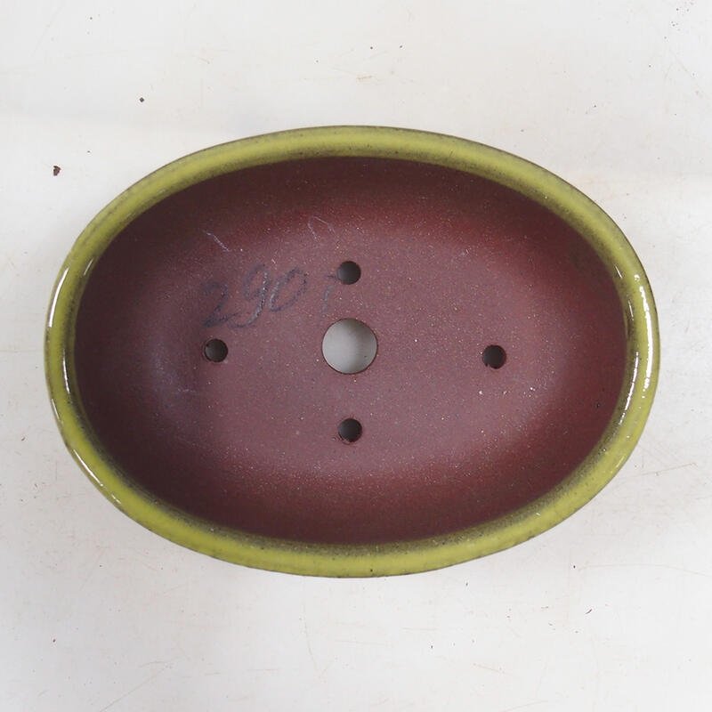 Bonsaischale 15,5 x 11,5 x 4,5 cm, Farbe gelb