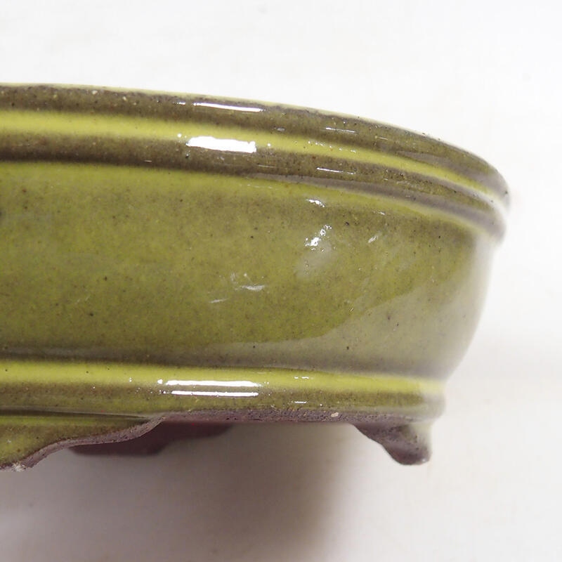 Bonsaischale 15,5 x 11,5 x 4,5 cm, Farbe gelb