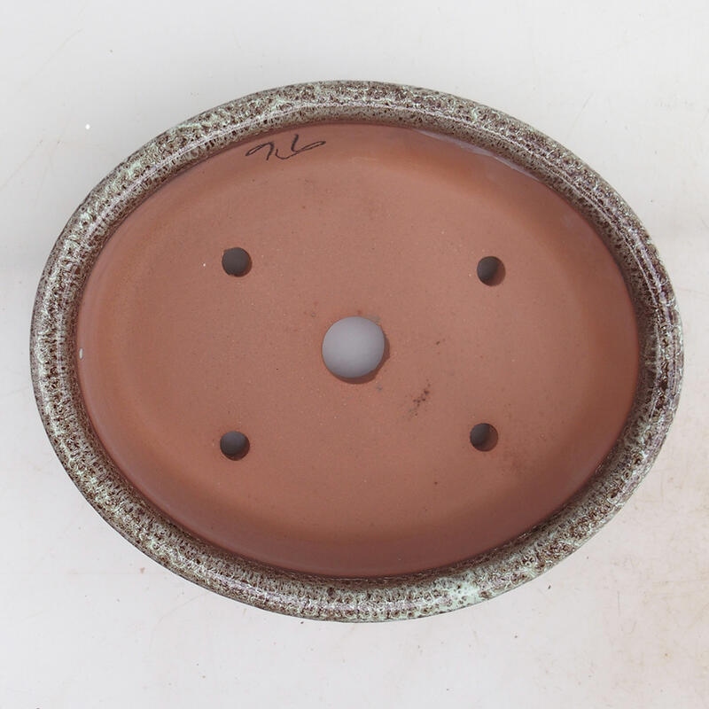 Bonsaischale 15,5 x 13 x 5 cm, Farbe braun