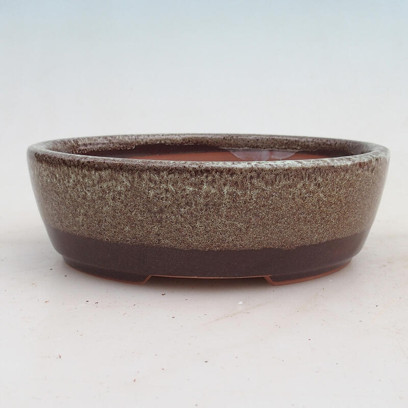 Bonsaischale 15,5 x 13 x 5 cm, Farbe braun