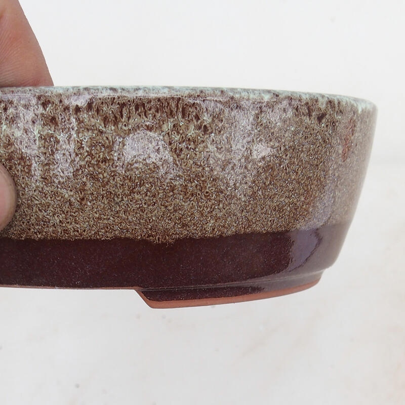 Bonsaischale 15,5 x 13 x 5 cm, Farbe braun