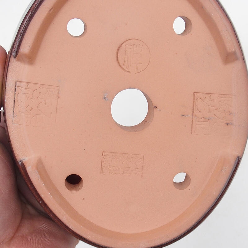 Bonsaischale 15,5 x 13 x 5 cm, Farbe braun