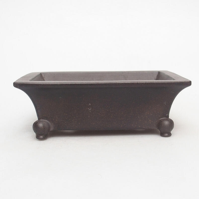 Bonsaischale 15 x 11 x 5 cm, Farbe brauner Ocker