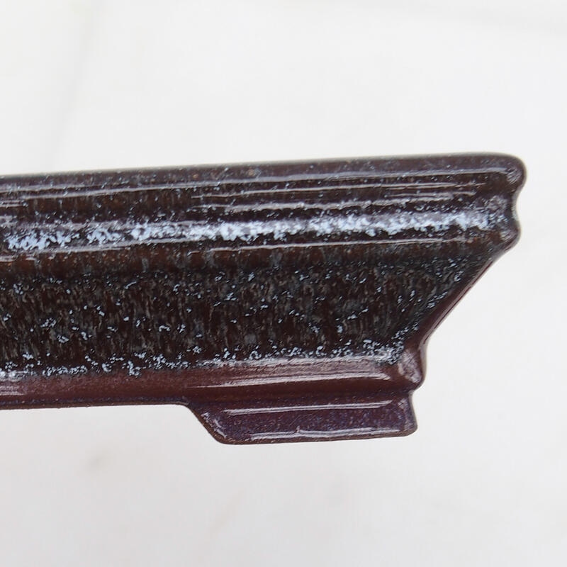 Bonsaischale 15 x 12 x 4 cm, Farbe braun