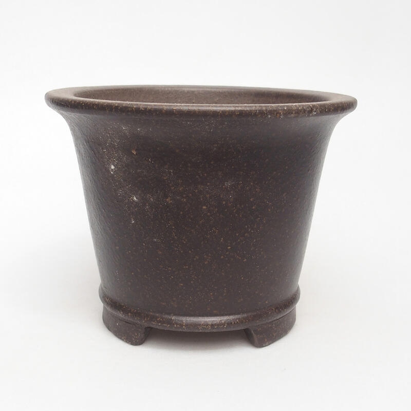 Bonsaischale 15 x 15 x 11 cm, Farbe braunschwarz