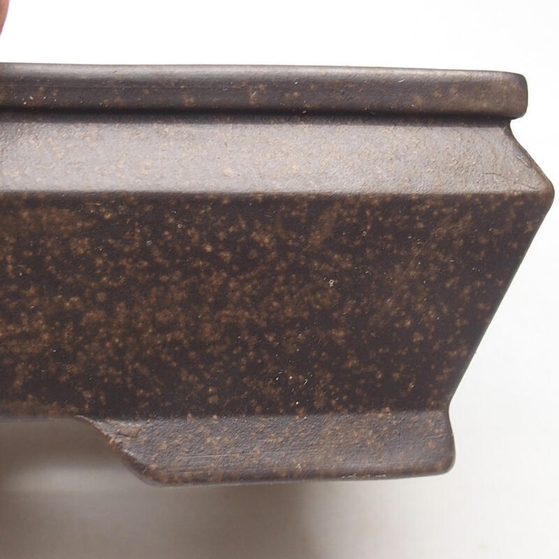 Bonsaischale 16,5 x 11,5 x 5 cm, Farbe brauner Ocker