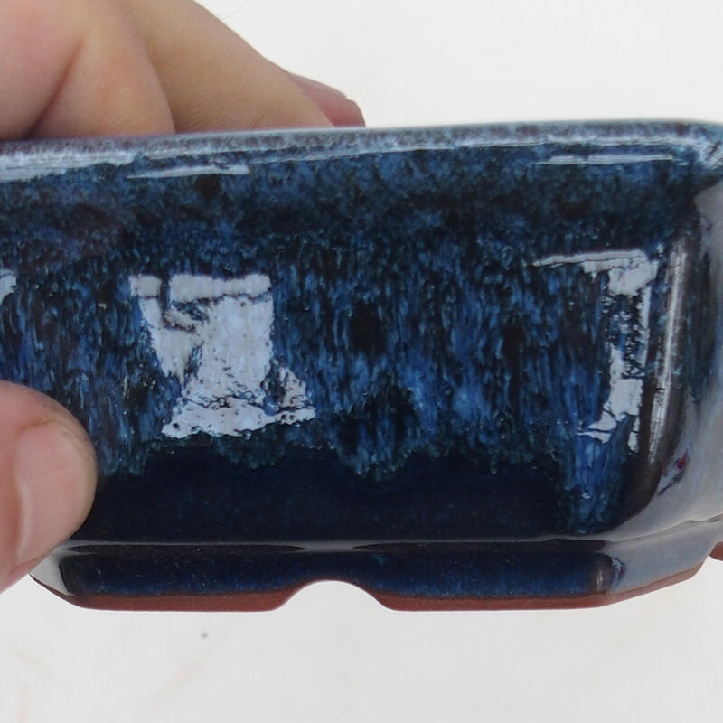 Bonsaischale 16 x 14 x 5 cm, Farbe blau