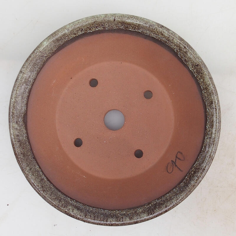 Bonsaischale 16 x 16 x 4,5 cm, Farbe braun