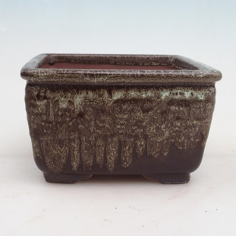 Bonsaischale 16 x 16 x 9,5 cm, Farbe braun