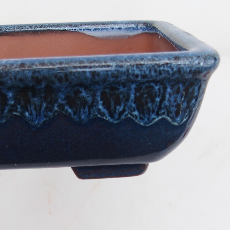 Bonsaischale 17,5 x 13 x 5,5 cm, Farbe blau