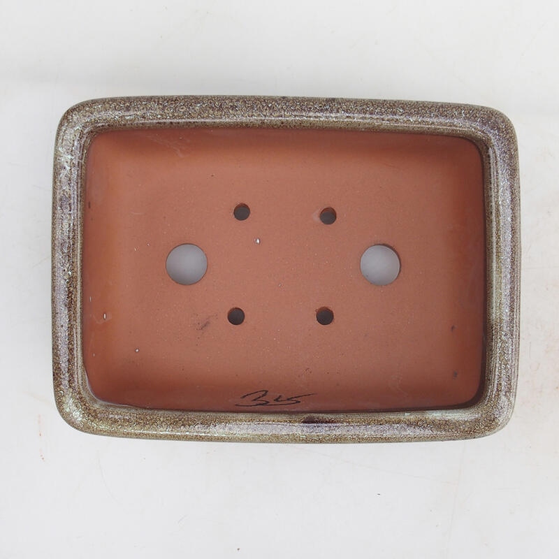 Bonsaischale 17,5 x 13 x 5,5 cm, Weinfarbe