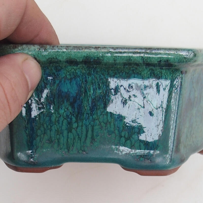 Bonsaischale 17 x 15 x 6 cm, Farbe grün