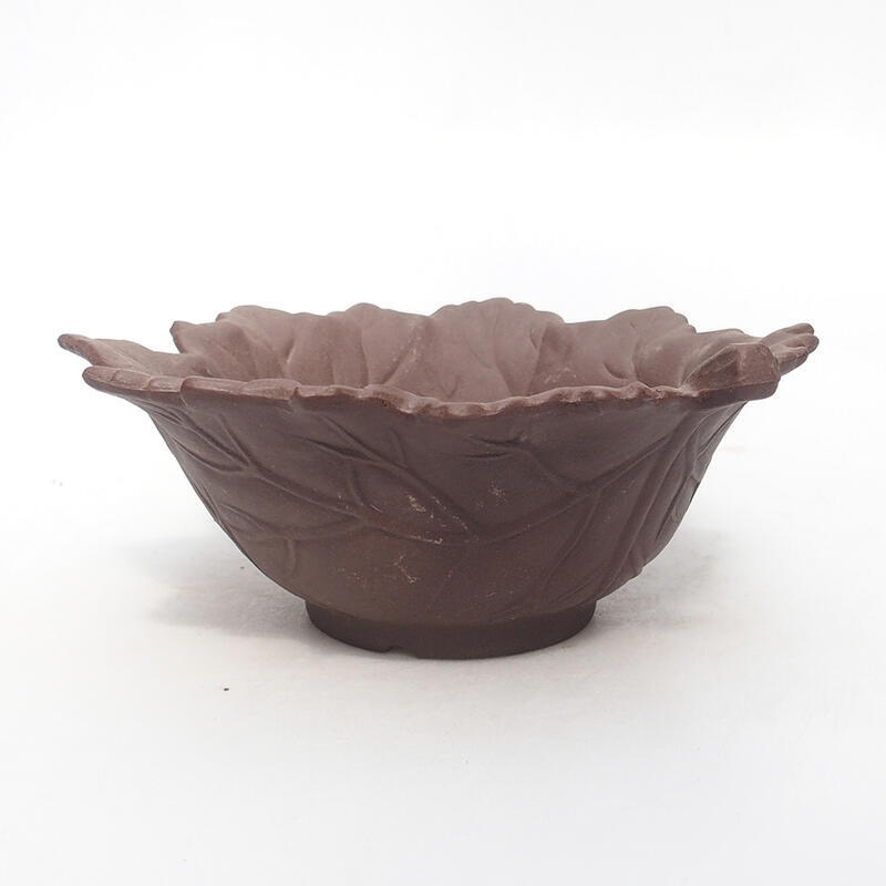 Bonsaischale 18 x 18 x 7 cm, Farbe braun