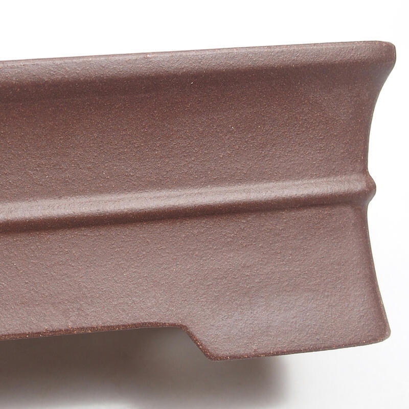 Bonsaischale 20,5 x 15,5 x 7 cm, Farbe braun