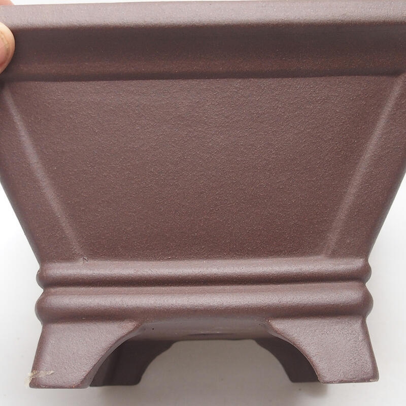 Bonsaischale 20,5 x 20,5 x 11 cm, Farbe braun